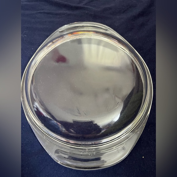 Vintage Clear Glass Pyrex 683-C18 Replacement Lid With Tab Handles, Dome Lid - Picture 3 of 4